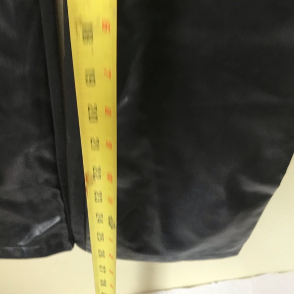 I AM GIA Anastasia Pants Faux Leather Stretch Zipper Festival Neon Straight Leg - Picture 14 of 16